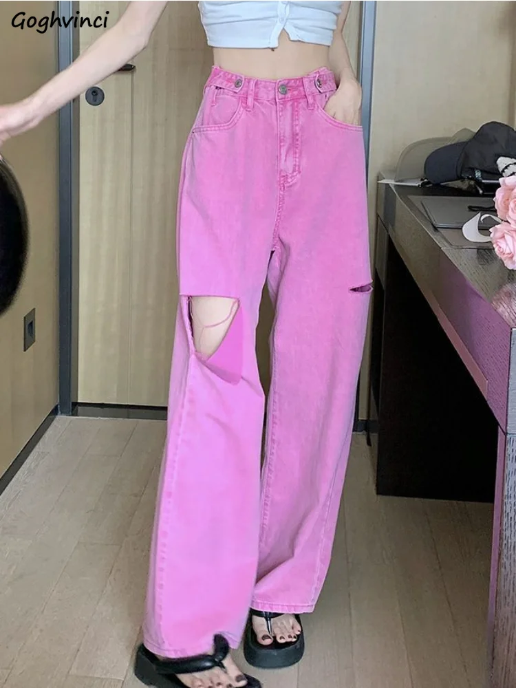 

Женские джинсы в стиле «ольччан», свободные винтажные джинсы с широкими штанинами