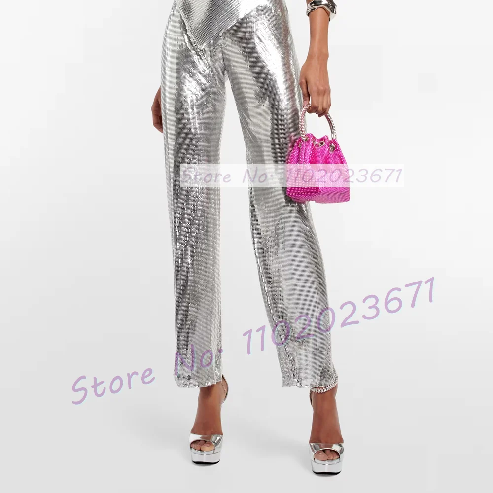 Серебряные сандалии на платформе с открытым носком роскошные женские высоком