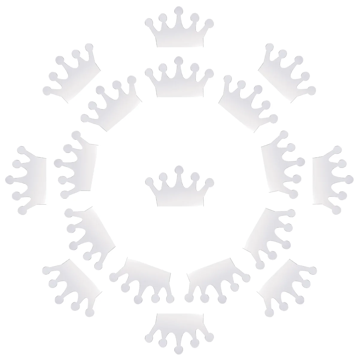 

18 PCS Mirror Wall Stickers Wall Paste Mirror Decor 3D Wall Sticker Wall Stickers Kids Creative Wall Sticker Princess