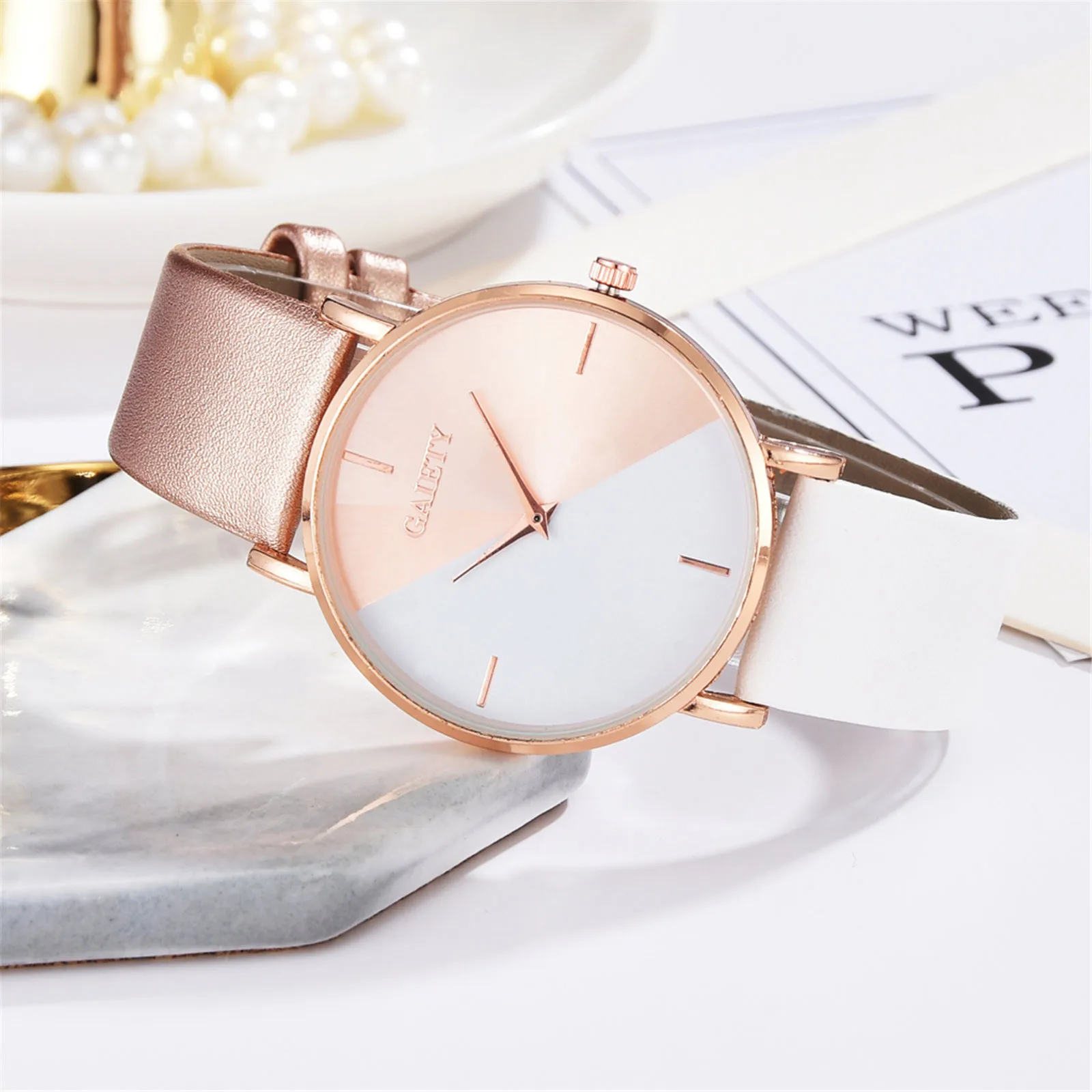

Watches Rose Casual Belt Skin Women Luxury Watch Watch Type Ladies Gold Women's Watch Ladies Watch Case