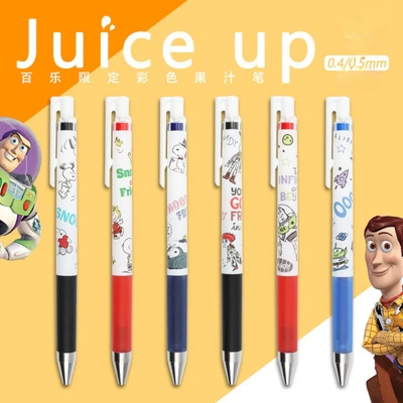 Japan Pilot  0.4mm Gel Pen Cartoon Toy Story Sun-star Joint Name Limited Juice Up Ball Pen Stationery Kawaii School Supplies