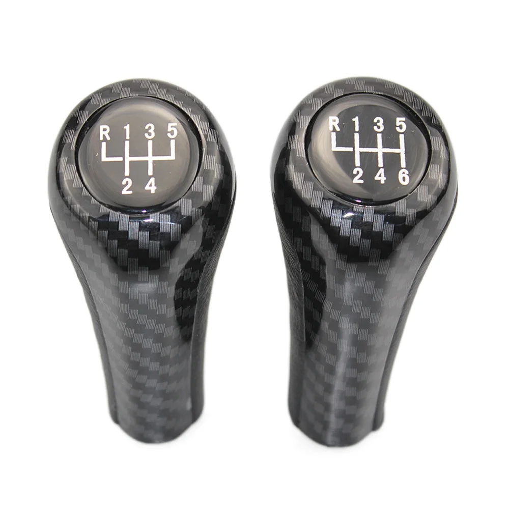 

Ручка переключения передач из углеродного волокна, для BMW 1 3 5 6 Series E46 E53 E60 E61 E63 E65 E81 E82 E83 E87 E90 E91 E92 X1 X3 X5, 5/6 скоростей