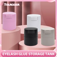 145pcs eyelash glue storage tank container adhesive stand activated carbon sealed storage jar eyelash extension makeup tool