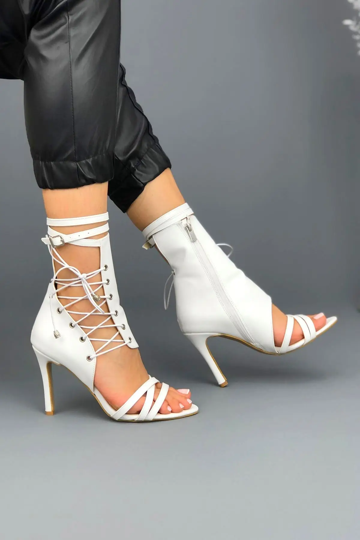 

Women's Fashion Handmade Special Leather Heels Shoes