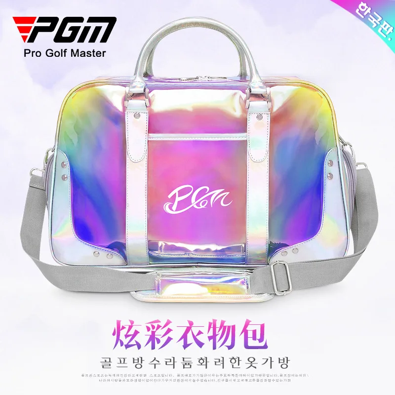 Golf Clothes Bag Ladies Clothing Storage Bag Korean Version Colorful Large-Capacity Shoulder Bag Hand-Held Independent Shoe Bag