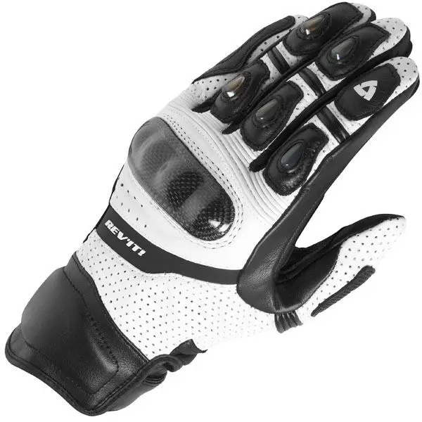 

New Arrivals! Revit Motorbike Black/Red/White Genuine Leather Motorcycle Motorross Racing Riding Gloves