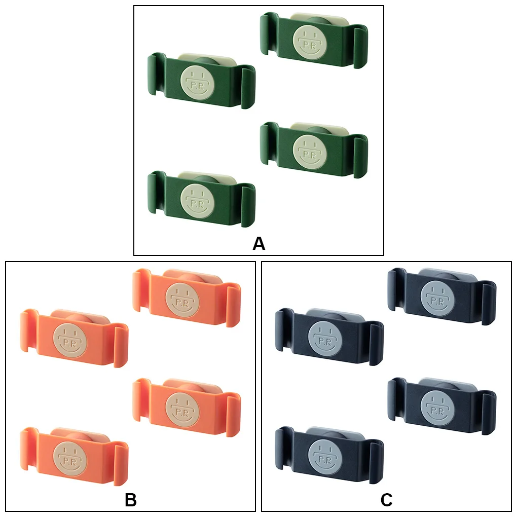 

Набор из 4-проводного органайзера, настенный самоклеящийся держатель для кабеля клавиатуры, настольный пластиковый органайзер для офиса