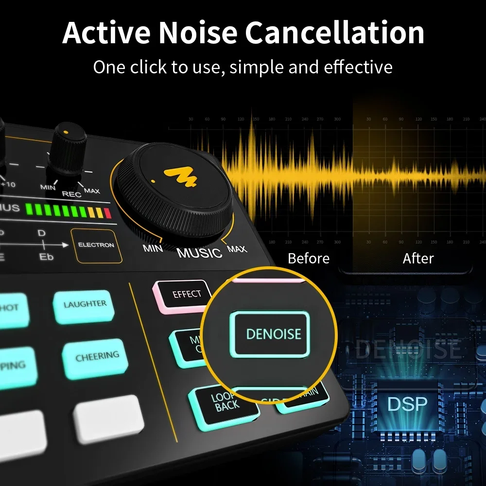 MAONOCASTER профессиональный конденсаторный студийный микрофон для записи с аудио