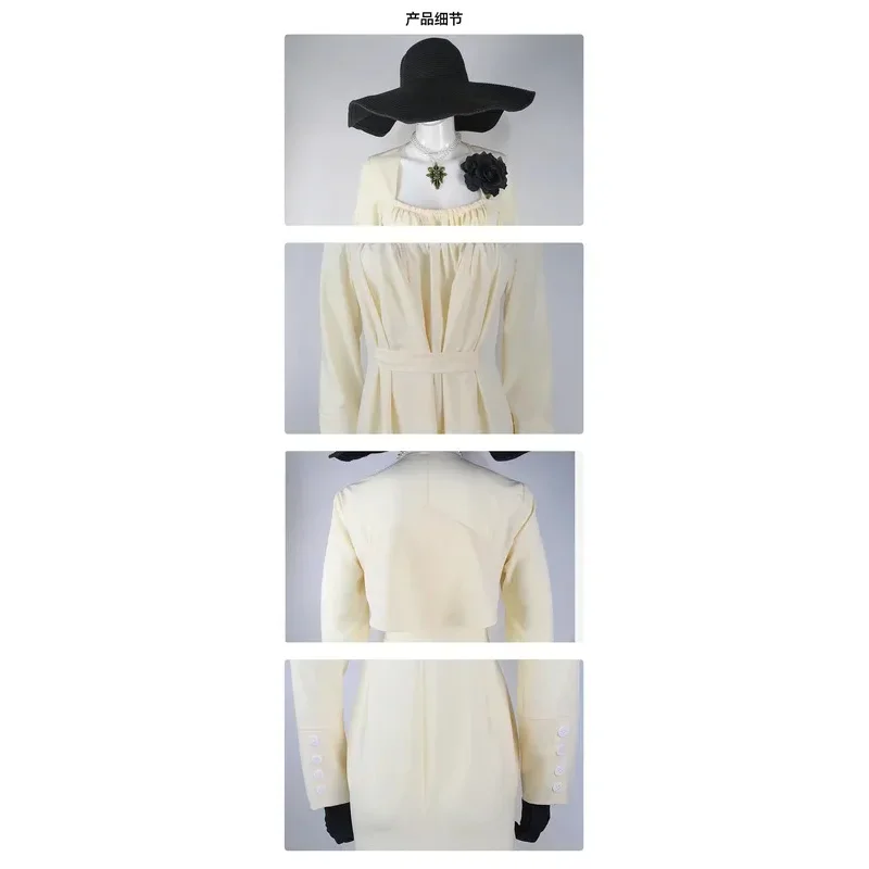 SN66 Леди Dimitrescu Косплей Костюм Chatelain Alcina Biohazard Comesse Сексуальная вечеринка на