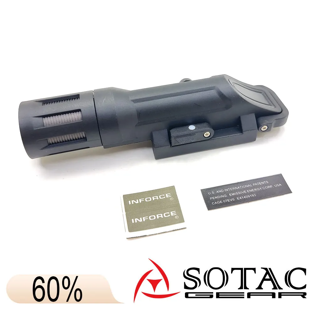

SOTAC Tactical WML X Helmet светильник для рельсового оружия 20 мм