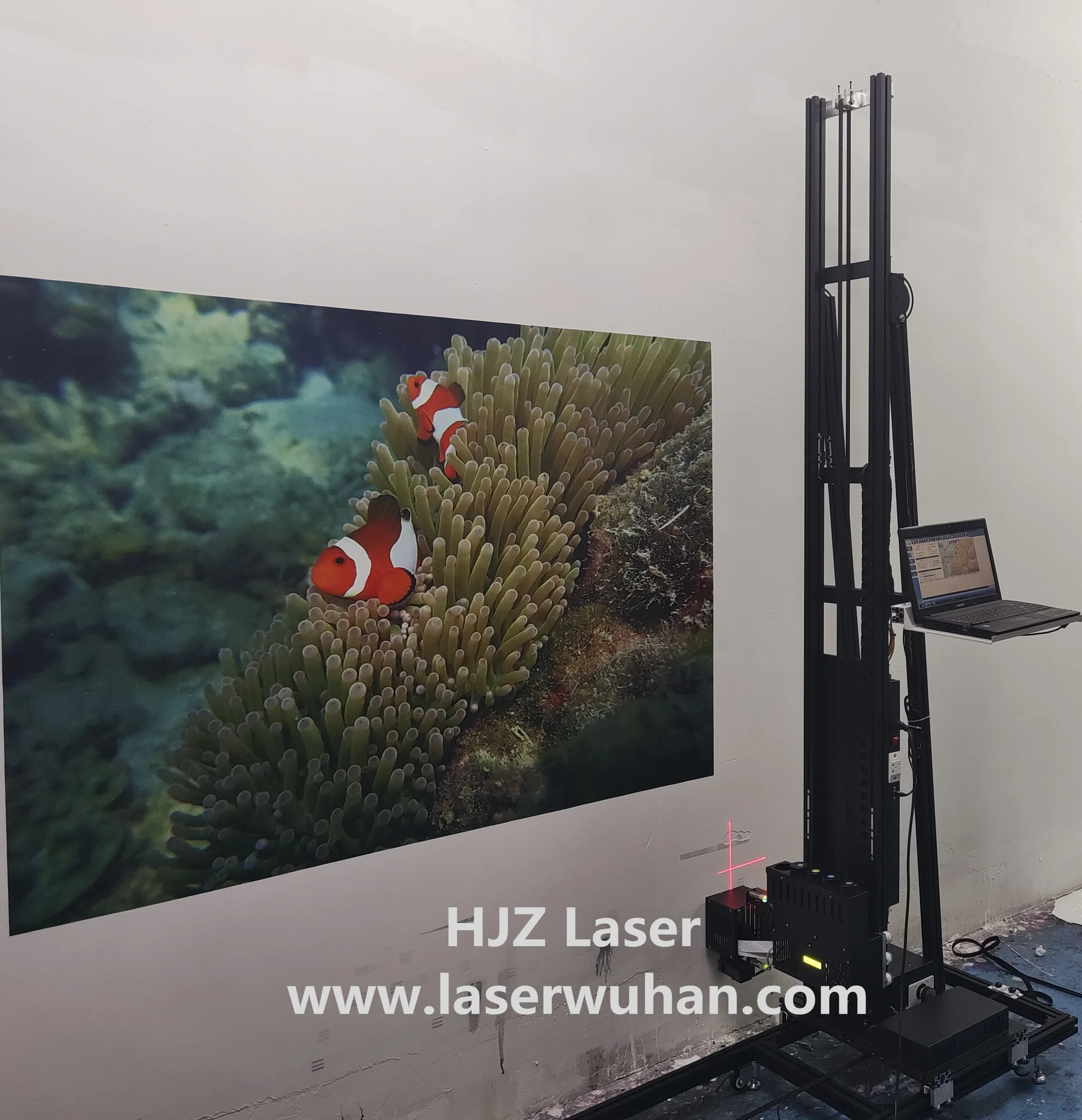 Разноцветная 3D-печать на стене и земле для детского сада ресторана бара магазина