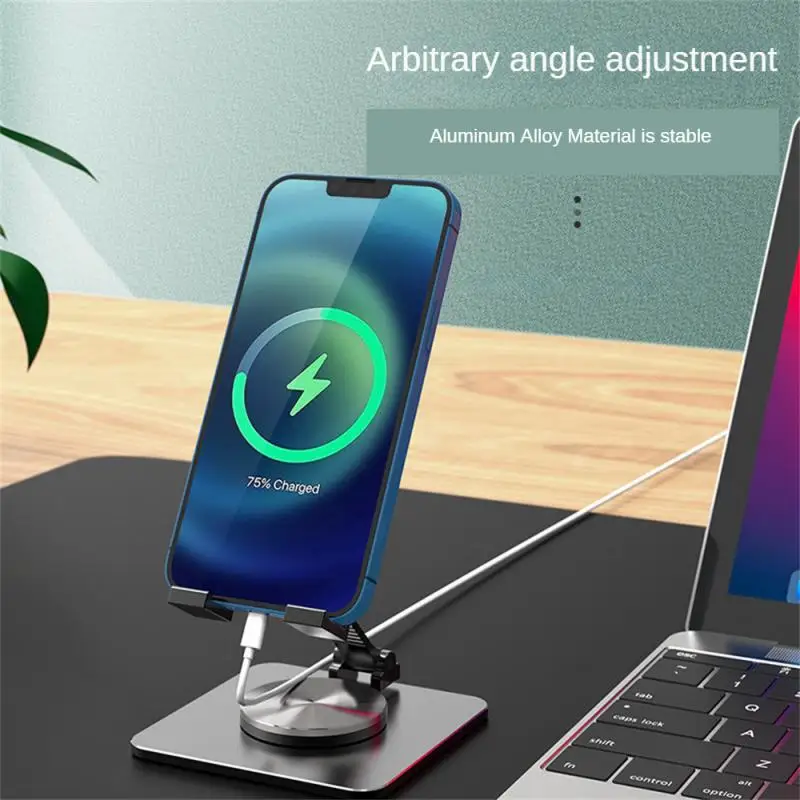 

Rotating Mobile Phone Holder Heat Dissipation Mobile Phone Bracket Adjustment Folding Lazy Phone Stand Portable Phone Rack