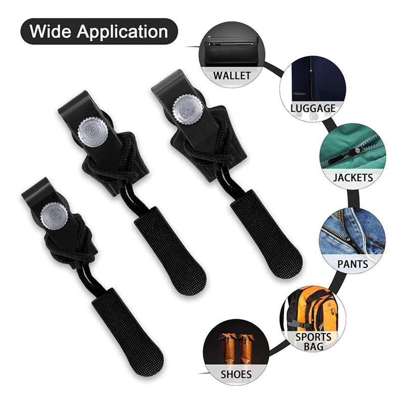 Комплект для замены молнии 12 шт. универсальные мгновенные крепления головки