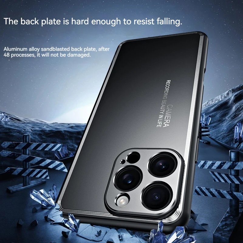 Для iphone 16 15 14 Pro Max series с объективом тонкими отверстиями полностью защитный чехол