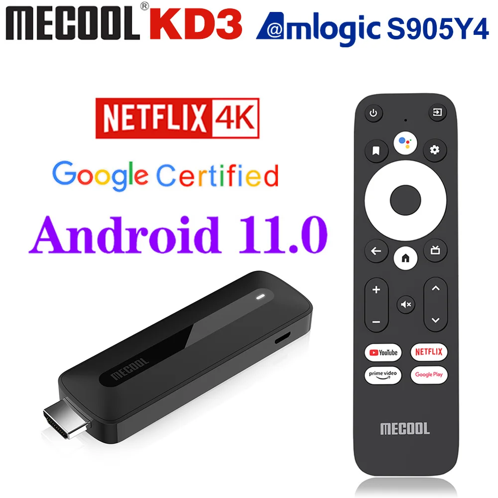 ТВ-приставка Mecool KD3 Amlogic S905Y4 Android 11 2 + 8 Гб |