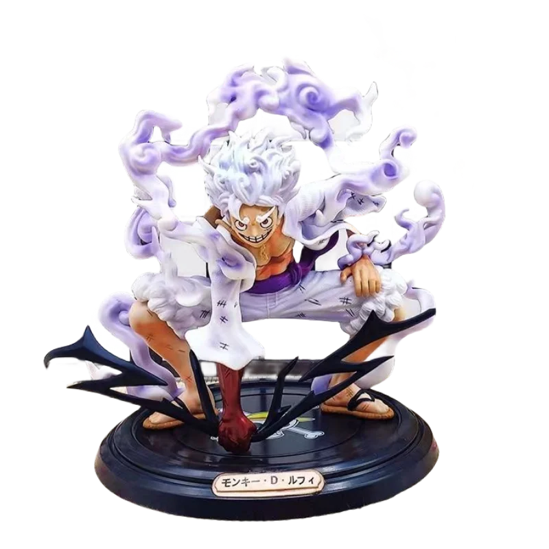 

One Piece Sun God fifth gear Nika Luffy cartoon animation peripheral new squatting figure figure personality decoration gift