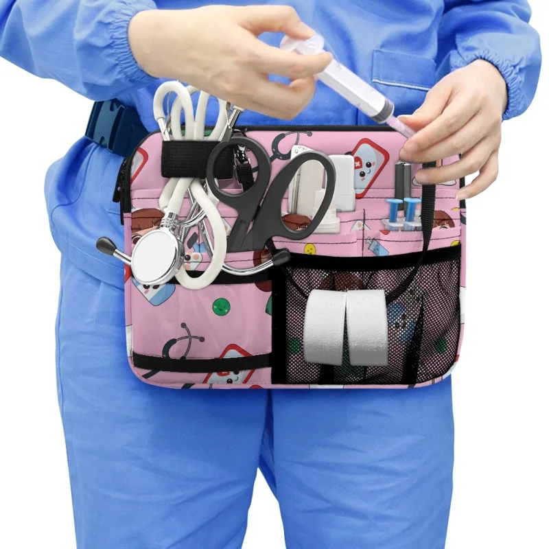 

Забавная поясная сумка twoheart sgirl для женщин, органайзер для инструментов для больницы, Повседневный, вместительный, медицинский