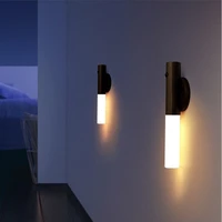 intelligent lamp control human body induction usb night light cabinet light wardrobe light home wall lamp bedside led table lamp