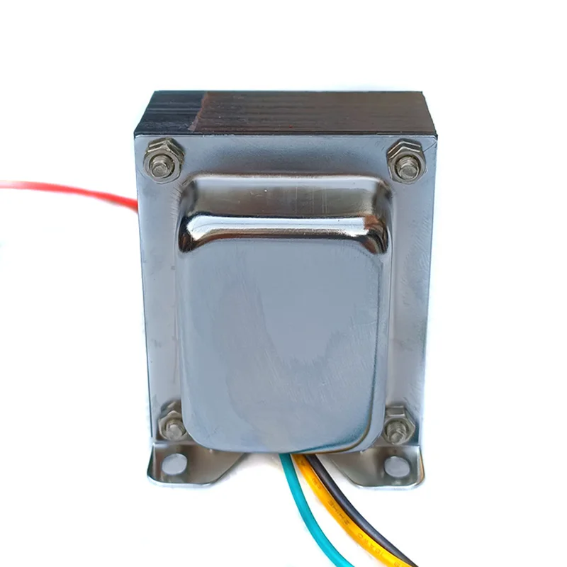 

6W 5K Z11 annealing sheet single-ended output transformer, vertical chrome plated cover, used for 6P14 6P1 6V6 electron tube