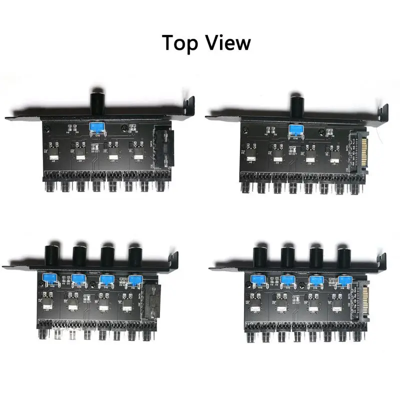 Практичный сплиттер для ПК универсальный 4-контактный контроллер скорости
