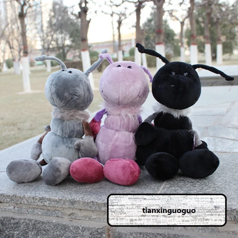 

Милая Высококачественная плюшевая красная искусственная Мягкая кукла муравьиная детский подарок на день рождения около 40 см