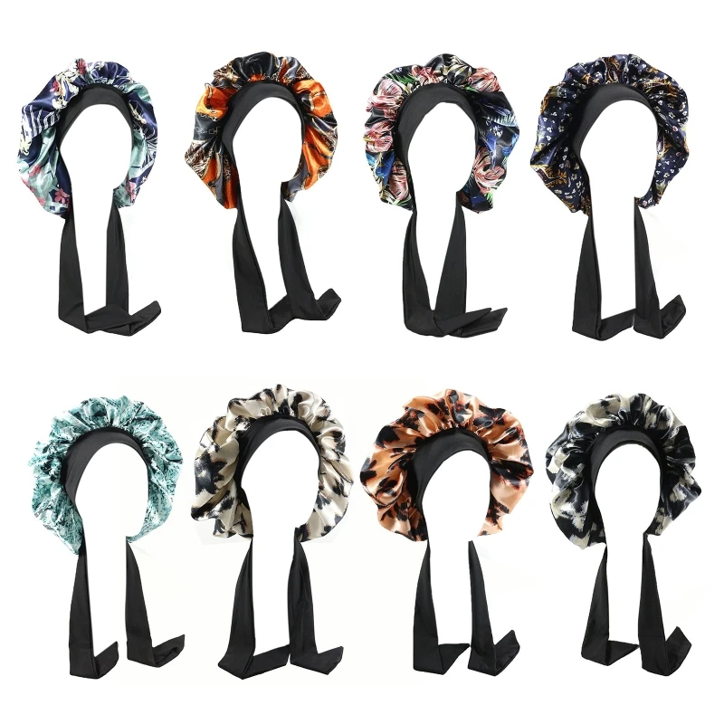 

Girls Satin Bonnet Sleeping for Toddler Women Elastic for Night Sleep Drop Shipping