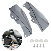 Engine Air Deflector Mid-Frame Heat Shield Trim Smoke Cover For Harley Touring Trike 2009-Later Electra Glide CVO Limited