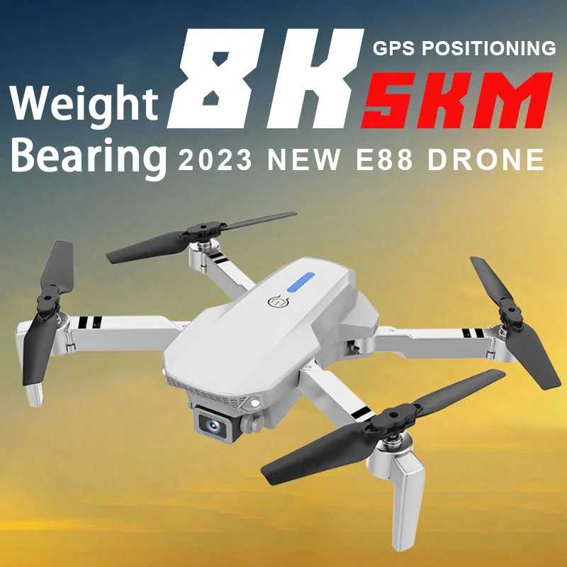 

GSF E88 Pro Drone 4K HD Camera Photography Hight Hold Mode Foldable Arm Wide Angle RC Quadcopter FPV Mini RC Drones Toy Gifts