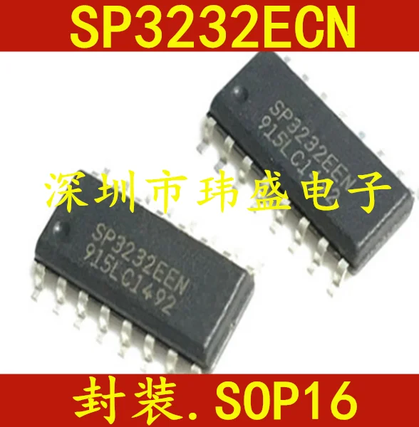 10 шт. SP3232ECN SP3232 SOP16 RS232