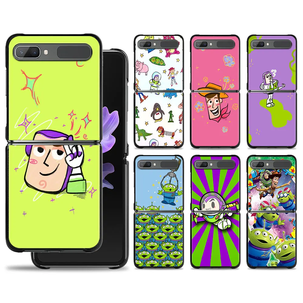 

Disney Toy Story Phone Case For Samsung Galaxy Z Flip Z Flip3 5G Z Flip4 Hard PC Matte Shell