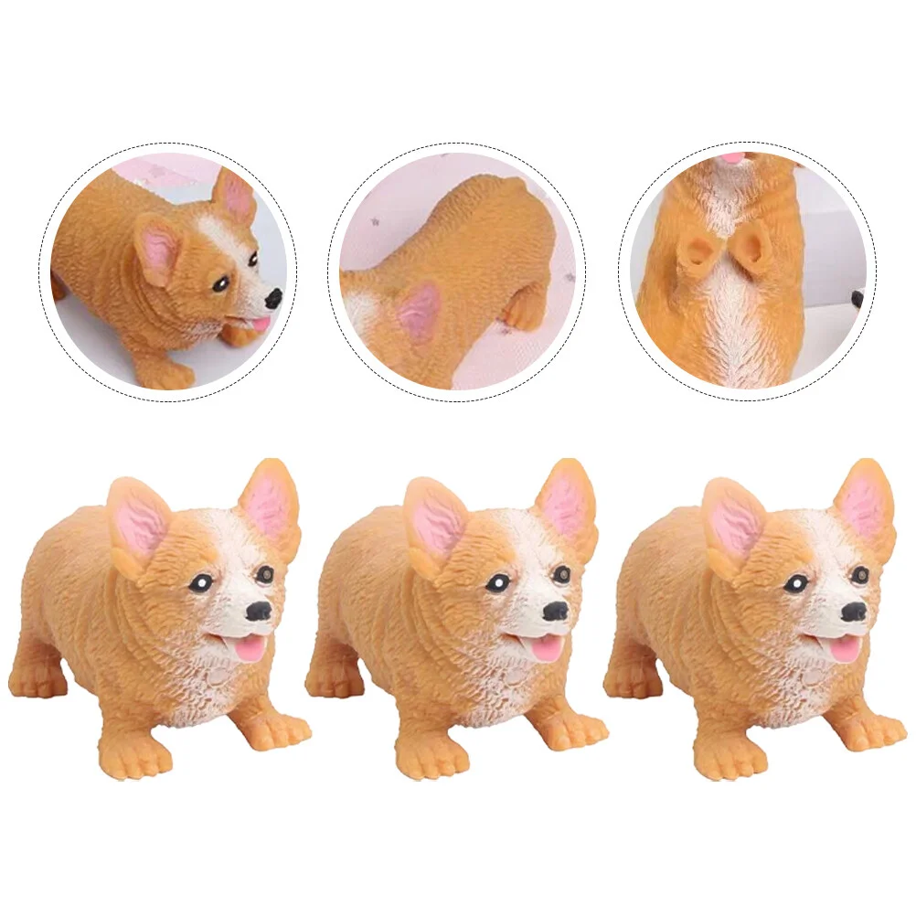 

Bouncy Ball Stretchy Toy Anxiety Office Dog Toys Stress Adults Tpr Animals Shape Sensory