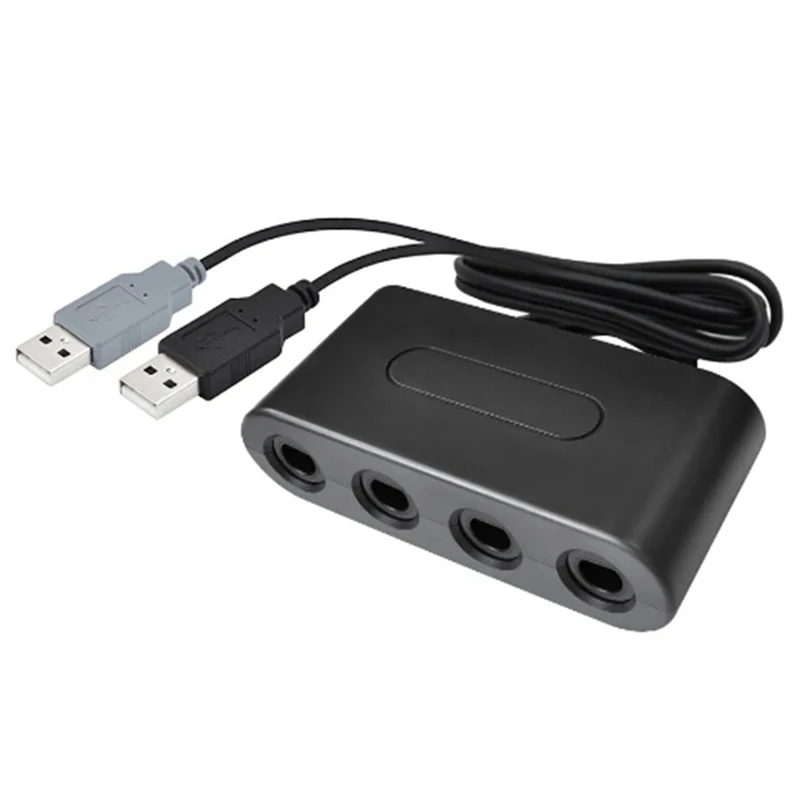 Игровой конвертер с 4 портами для контроллера Gamecube GC USB-адаптер Nintendo Switch NGC/Wii U/PC