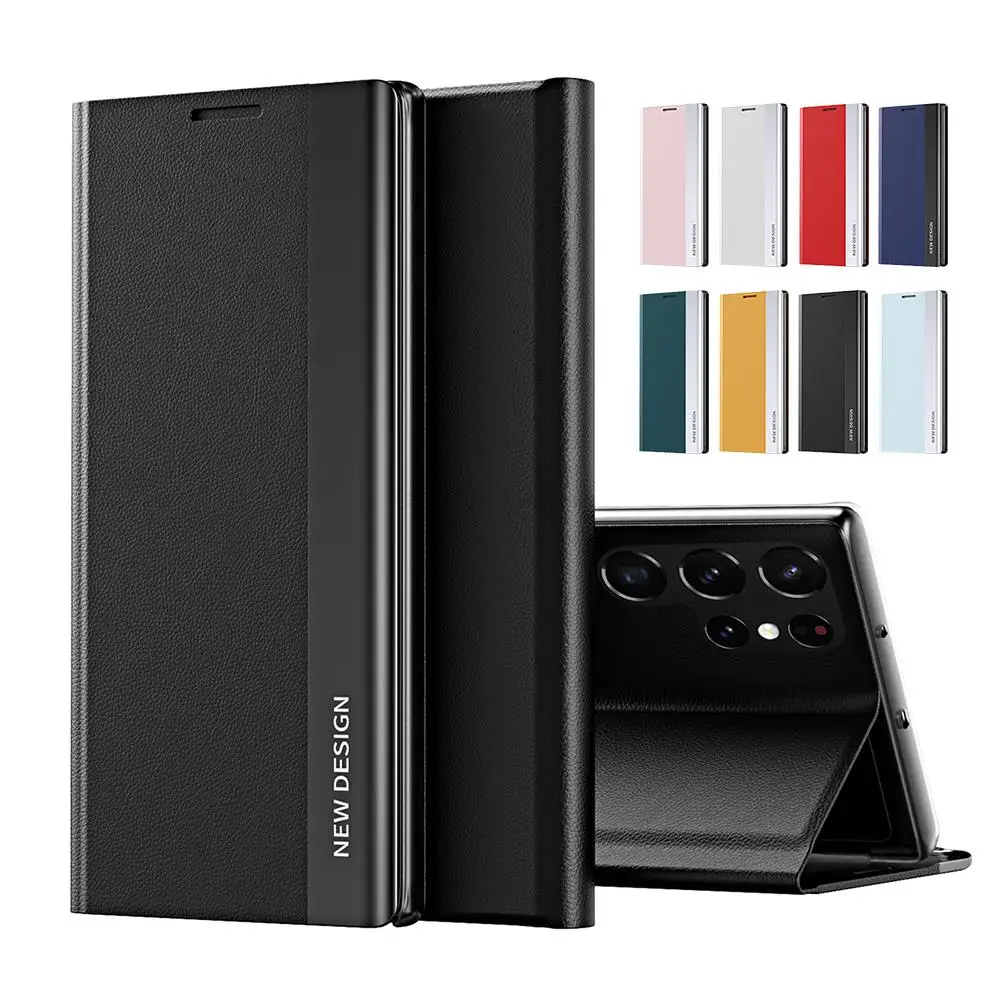 Кожаный флип-чехол с покрытием для Xiaomi Poco X5 Pro 5G Book Stand Coque Poko Little X 5 X5Pro 5X Pocox5pro Case PocoX5