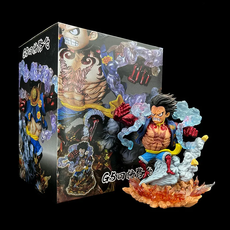 Товар: Фигурка One Piece Action Figure 14 см Аниме Луффи G5 Gear 4 Kong Gun Модель-пальчик для сбора, коллекционная игрушка, подарок на Рождество.