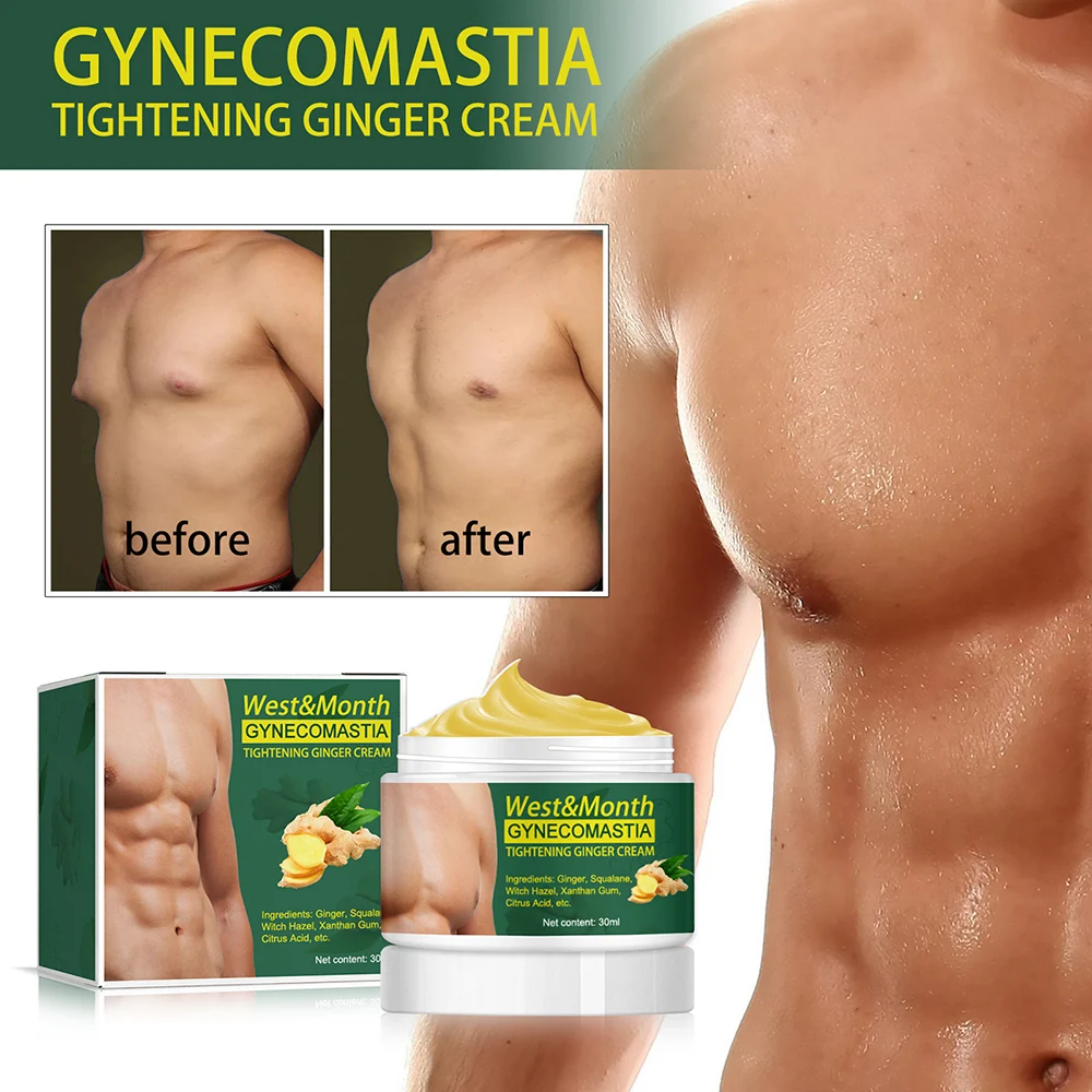 

Sdotter 30ml Gynecomastia Tightening Ginger Cream Body Contouring Creams For Men Body Shaping Men Body Shaping Cream Geantle Bur