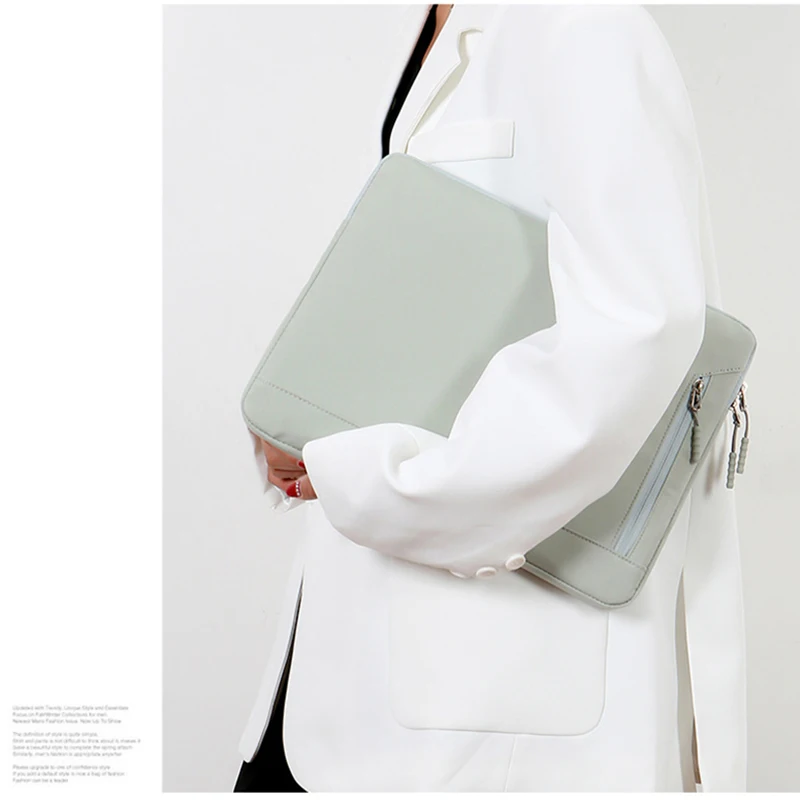 

New Soft Laptop Bag 13 14 15.6 inch Fashion Waterproof Laptop Carrying Bag for Macbook Air Pro 13 14 15.6 inch Laptop Briefcase