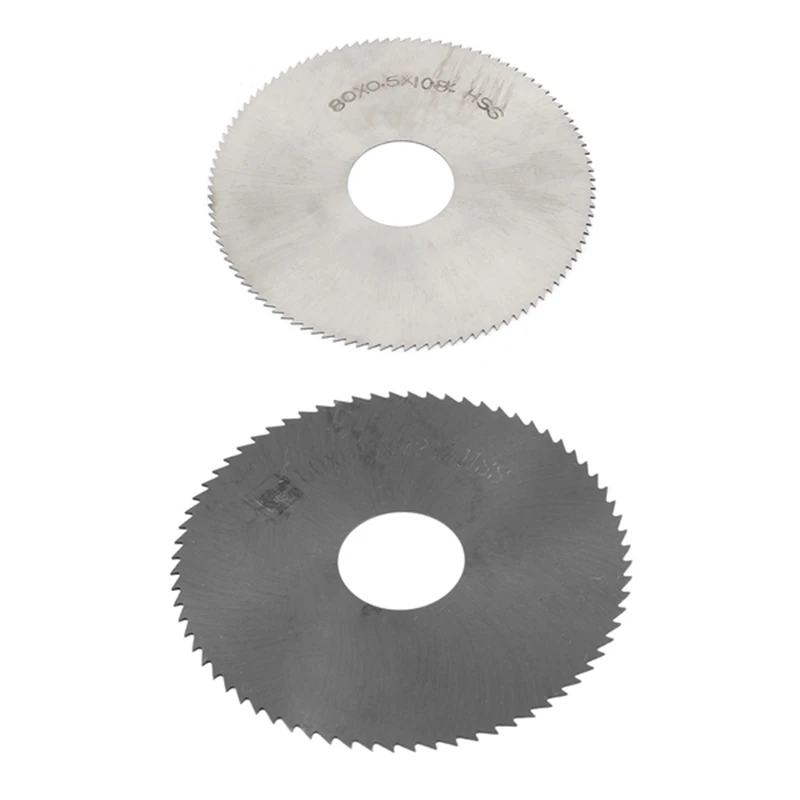 

High Speed Steel 108T Slitting Saw Blade 80Mm X 0.5Mm X 22Mm & 72 Teeth HSS 80 Mmx0.5 Mm X 22 Mm, Longitudinal Saw Blade