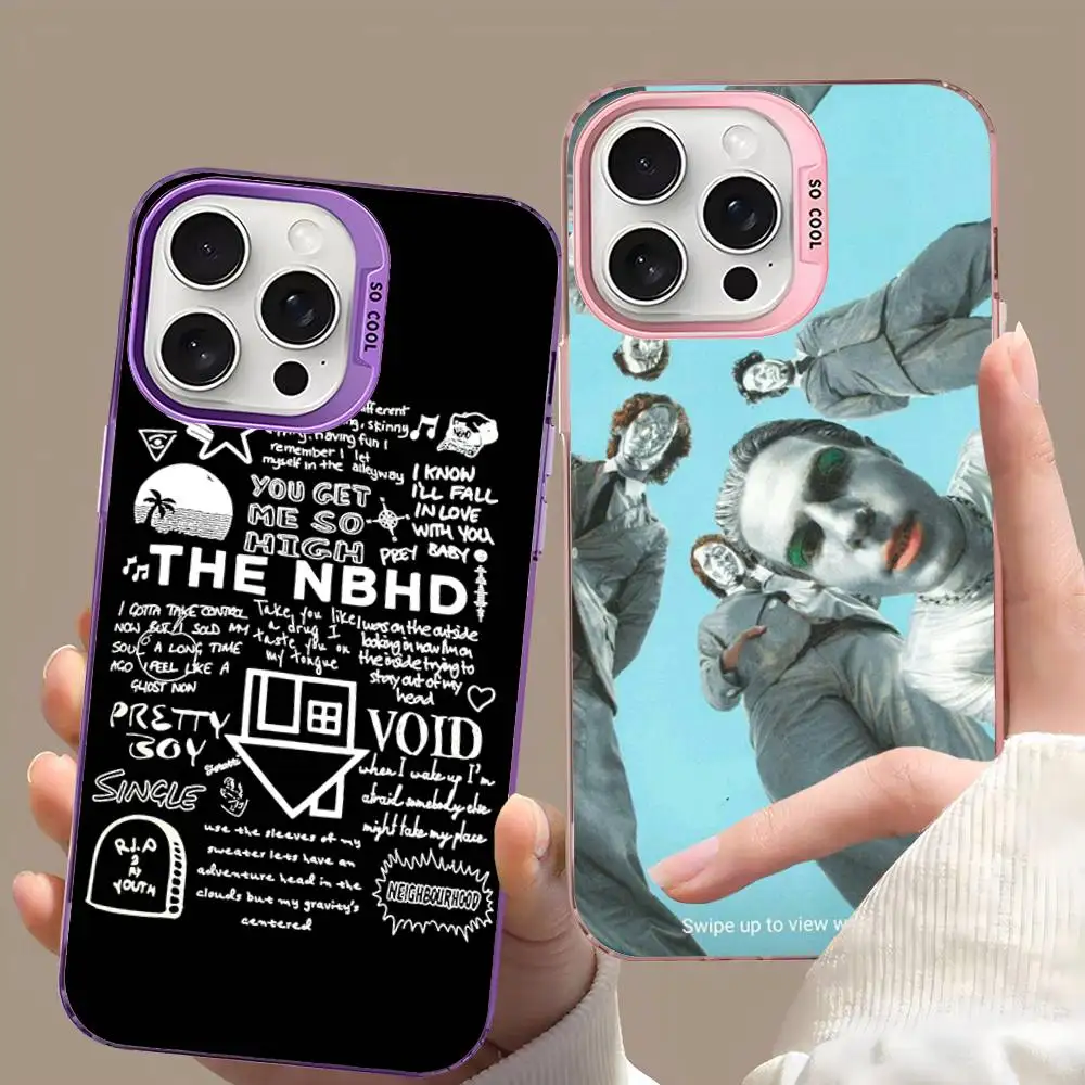Фото Чехол для телефона Band NBHD T-The N-Neighbourhood для iPhone 17 16 15 14 11 12 13 Pro Max Pro Plus, цветной, серебристый. №3
