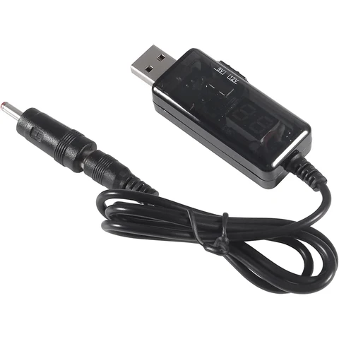 USB повышающий преобразователь постоянного тока от 5 В до 9 в 12 В USB повышающий преобразователь с кабелем с соединителем 3,5x1,35 мм для источника питания/зарядного устройства/преобразователя питания