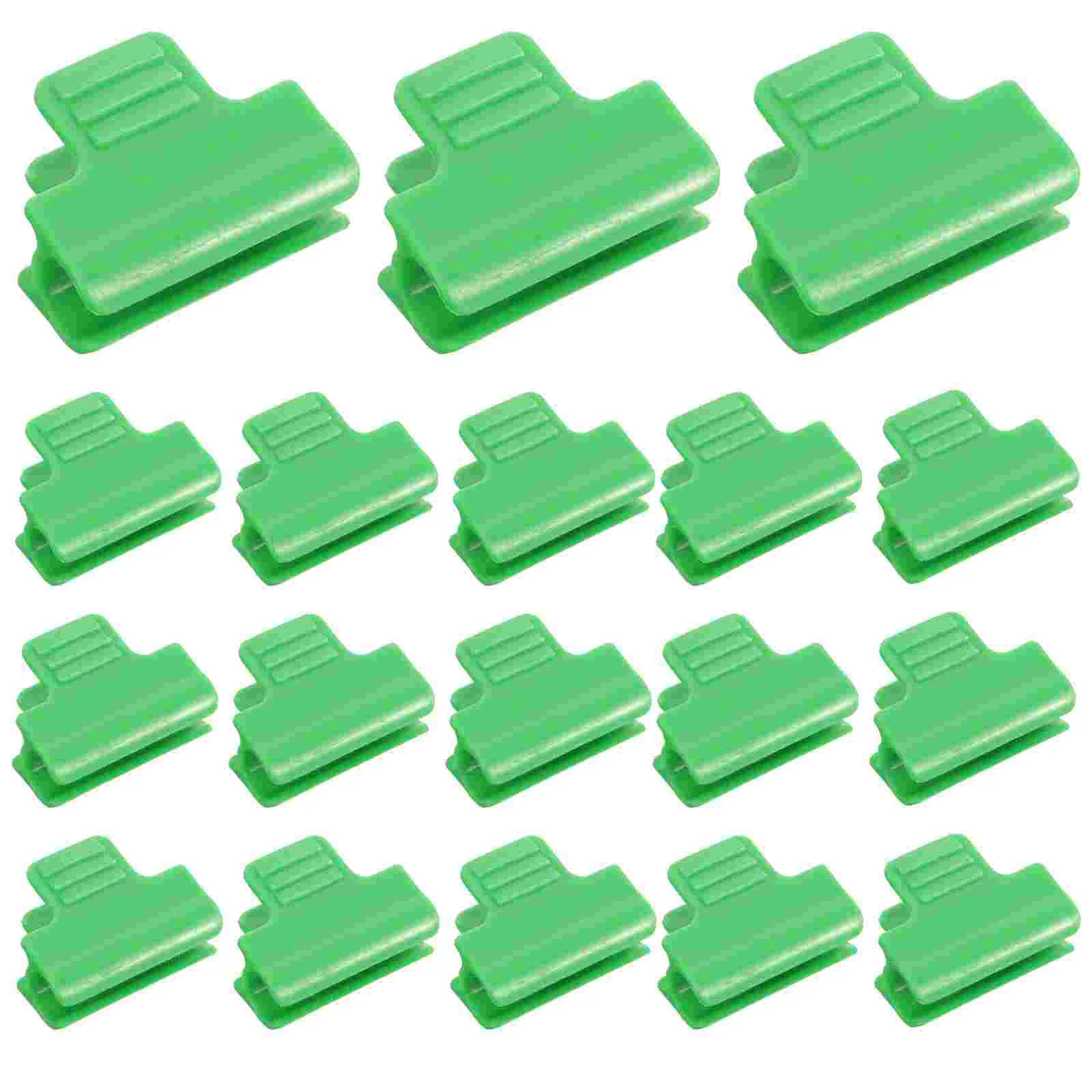 

50pcs for Greenhouse Clips Flower Lever Loop Gripper Clips Clamps Greenhouse Film Clips Garden Tool Green 11mm