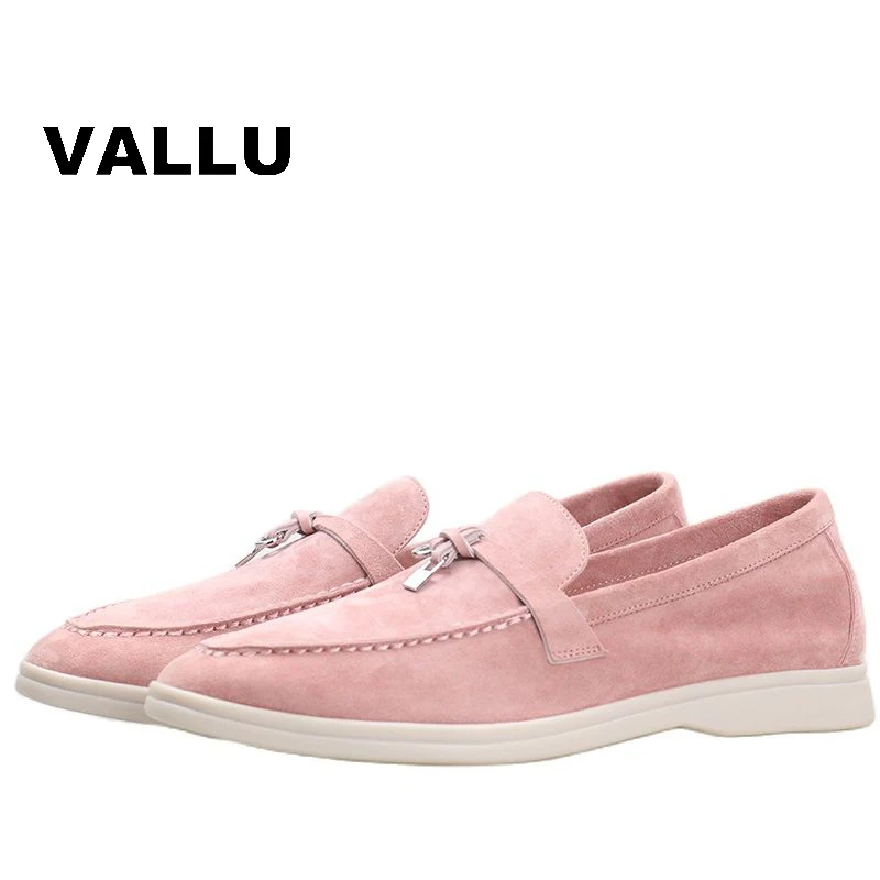 

Spring and Autumn New Suede Leather Master Quality Shallow Mouth Comfortable Casual Versatile LP loafer