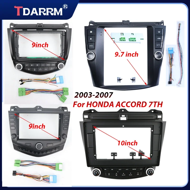 9/9 7/10 1 дюймов Android автомобильный радиоприемник для HONDA Accord 7th 2003-2007 стереоплеер