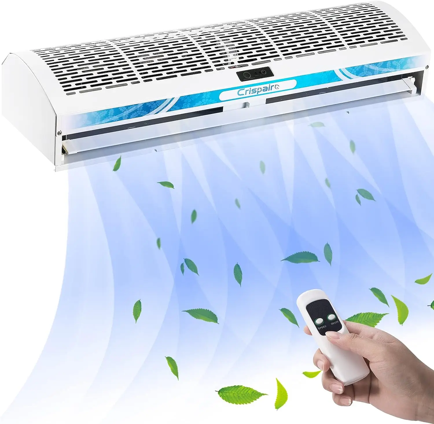 

36'' Air Curtain 2 Speeds 2953 FPM Super Power Remote Control Included Uncooled & Unheated Indoor Easy-Install Indu