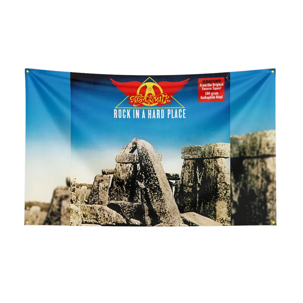 Фото Флаг группы Heavy Rock Band A-Aerosmiths, 3x5 футов, полиэстер, цифровая печать, баннер для декора спальни, настенный декор, уличный гобелен, украшение №4
