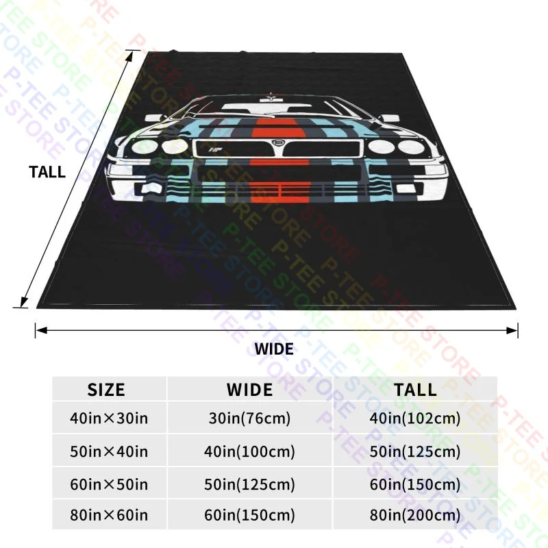 Maglia Auto epoca Lancia Delta Hf интегрированный ралли Mito 1 одеяло осеннее очень теплое