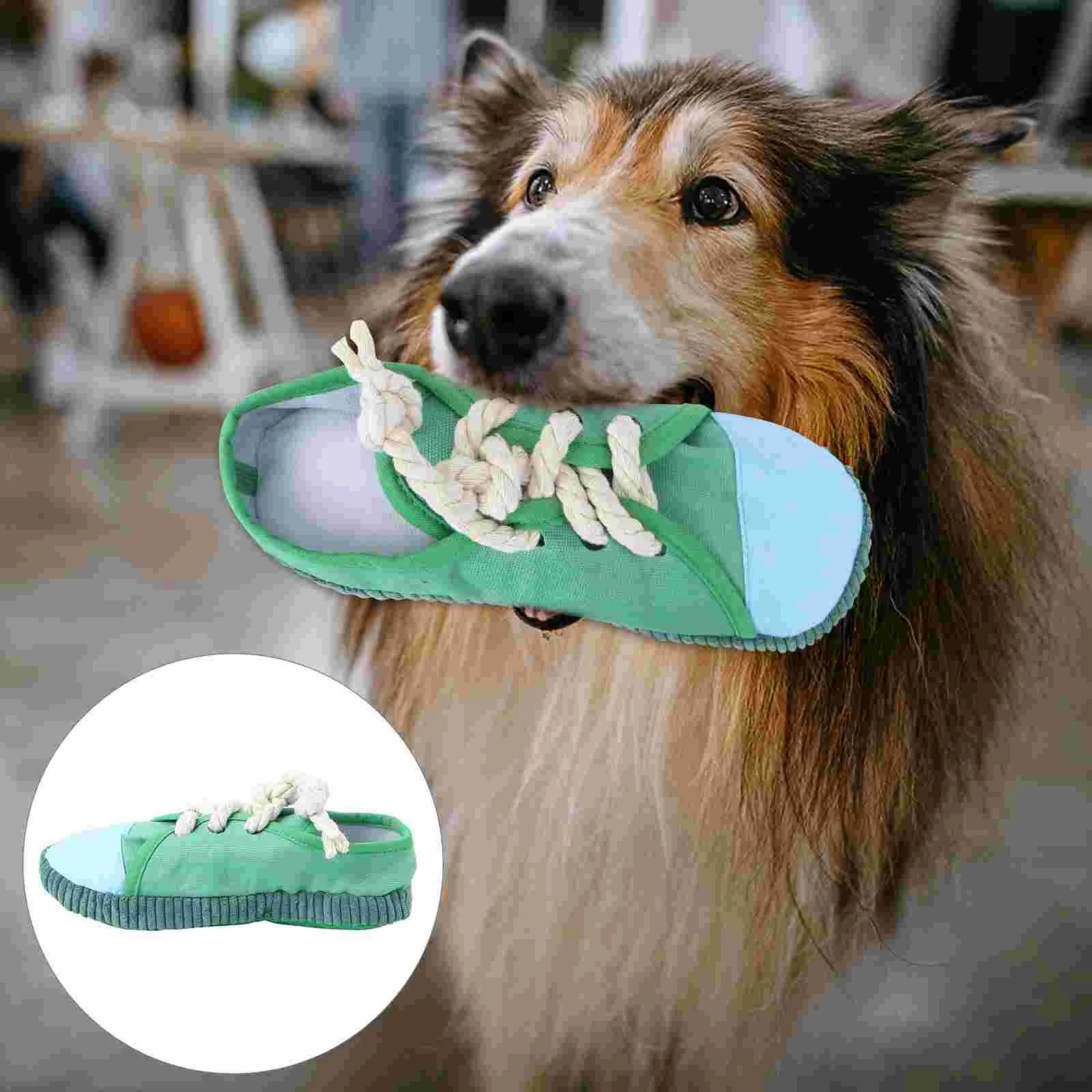 

Toys Dog Pet Small Toypuppy Shoes Chew Dogs Squeaky Sound Animal Playingteething Educational Best Slippers Molar Noise Make