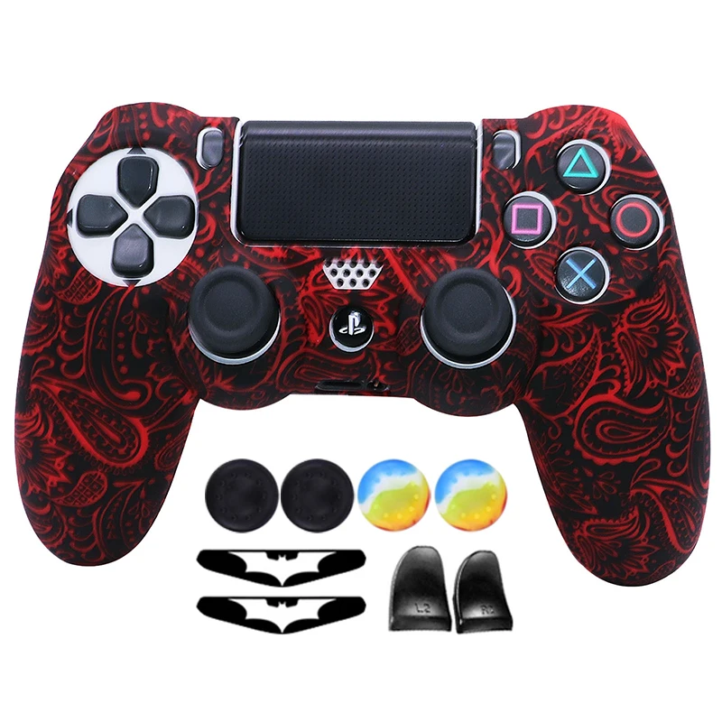 Мягкий силиконовый чехол для контроллера PS4 Dual shok 4 аксессуары геймпада джойстика