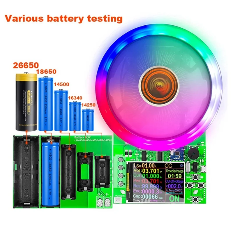 Внешняя аккумуляторная батарея 4 и 2-проводная клемма 18650 26650 14505 14340 1425 футляр для