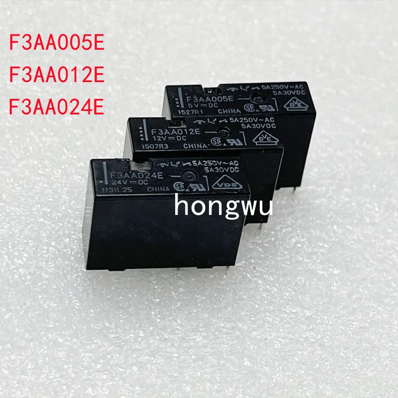 100% оригинальный новый 5 шт./F3AA005E F3AA012E F3AA024E реле 5A 4 контакта