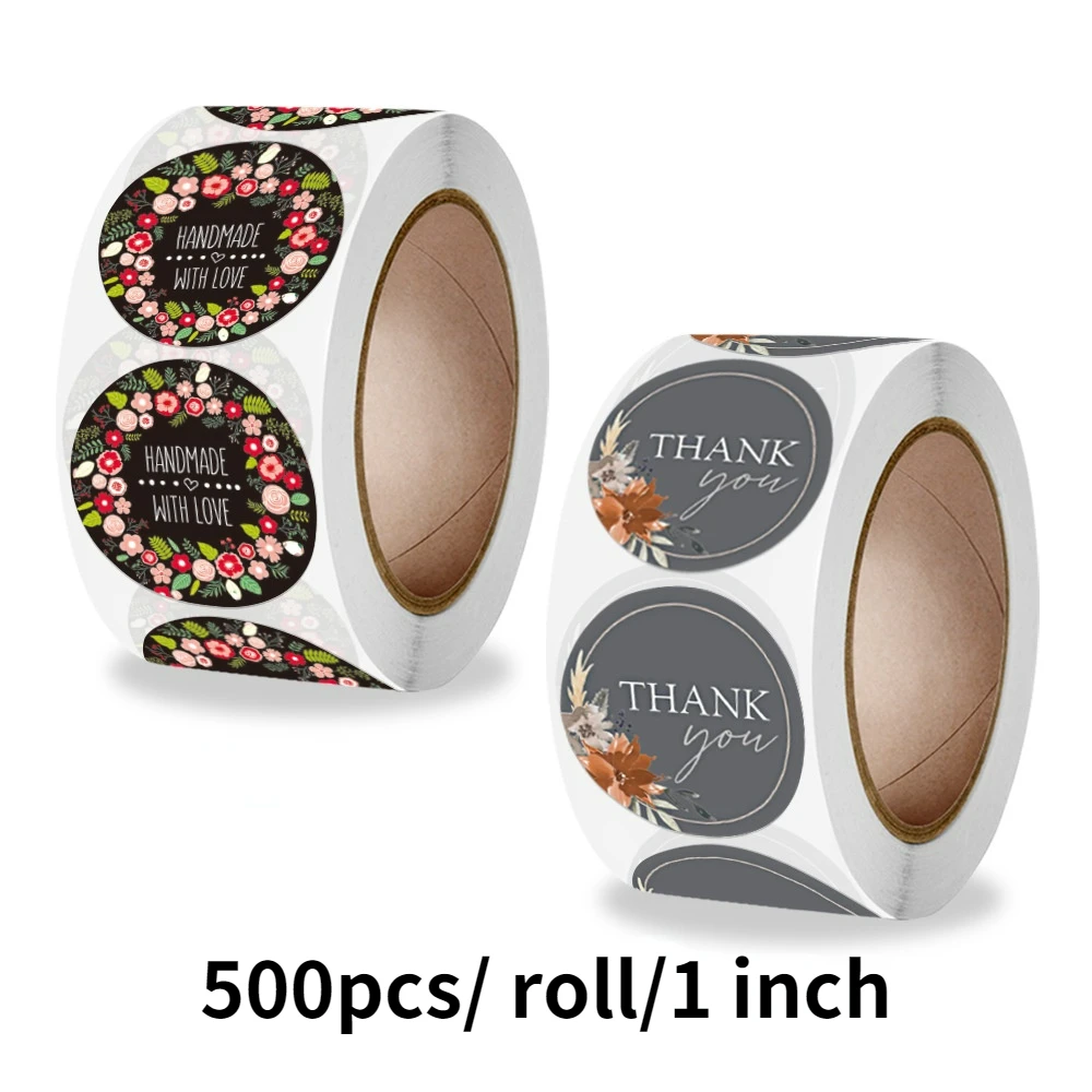 

Наклейки ручной работы с надписью «with Love», 500 шт.